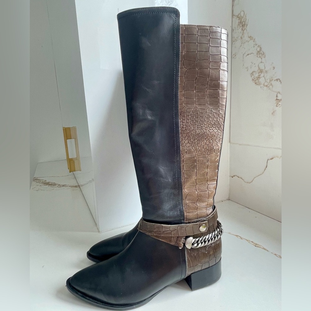 Napoleoni leather western riding boots size 8.5